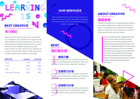 公司  三折页  宣传简介  