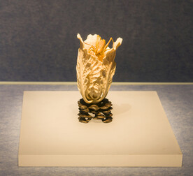 象牙雕刻白菜蛐蛐