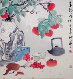 岁朝清供六