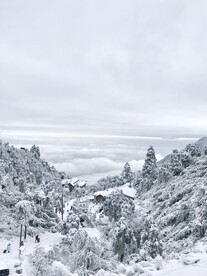 庐山雪景