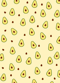 矢量水果花纹素材