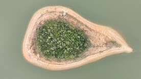 航拍廉江鹤湖水库