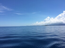 蓝天白云海水