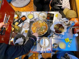 韩式海鲜火锅