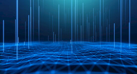 蓝色科技线条背景