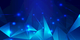 蓝色科技几何背景