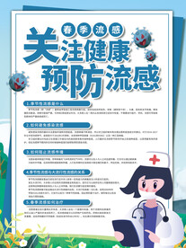 预防流感宣传海报