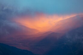 夕阳山