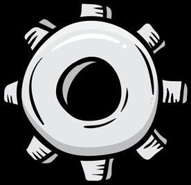 灰色螺丝零部件