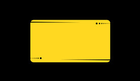 创意黄色对话框