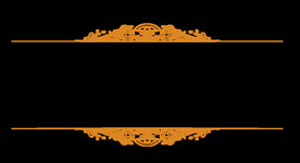 创意金色中国风花纹边框