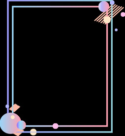 科技感线条边框