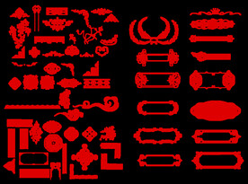 中式红色边合集