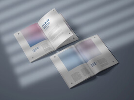 广告宣传画册样机