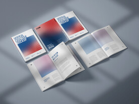 广告宣传画册样机
