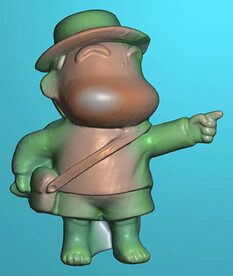 精雕图浮雕卡通小新