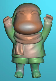 精雕图浮雕卡通小新