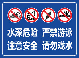 禁止游泳