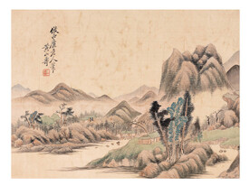 水墨画  