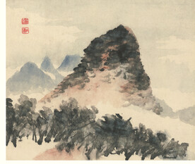 山水画  