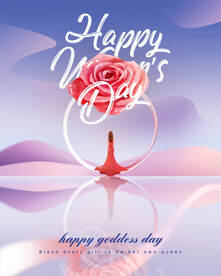 女神节海报