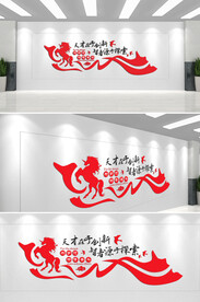 企业励志文化墙