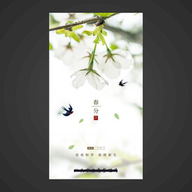 春分手机海报