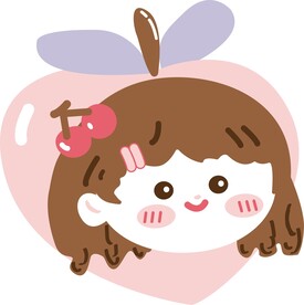 桃子女孩头像