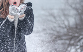 雪中女孩