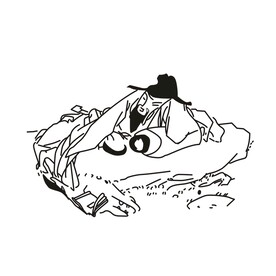 李白醉酒图   古今人物 