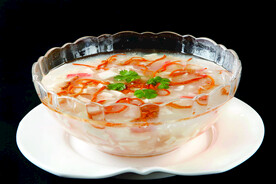 虫草花海鲜烩豆腐