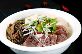 狗肉豆腐干白菜