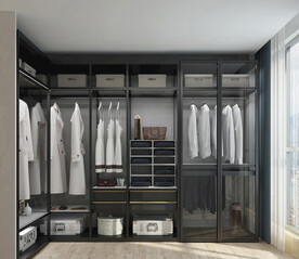 衣帽间系列效果图