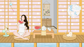 夏天插画