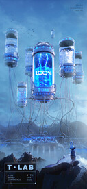 夜店LOGOC4D 宣传海报