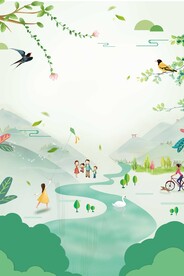 春季海报PSD素材