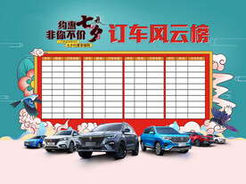 七夕情人节活动背景