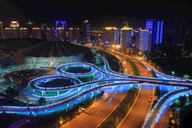 郑州郑东新区夜景