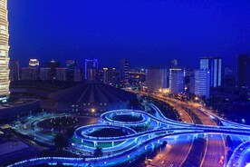 郑州郑东新区夜景