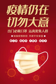 抗击疫情宣传海报