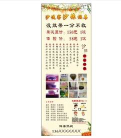 沙健客沙棘排毒展架