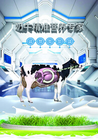 奶牛A4页面图片