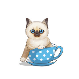 茶杯猫            
