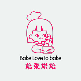 蛋糕店logo