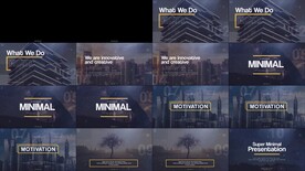 ae模板 文字动画 影视特效 