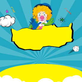 愚人节海报PSD素材