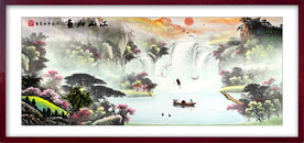 国画山水江山如画