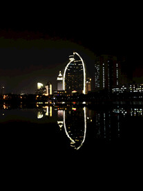 厦门大厦 夜景大厦