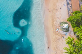 户外沙滩海水