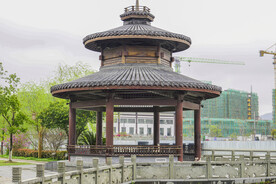 浙江余姚公园楼阁